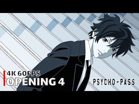 Psycho-Pass - Opening 4 【Q-vism】 4K 60FPS Creditless | CC