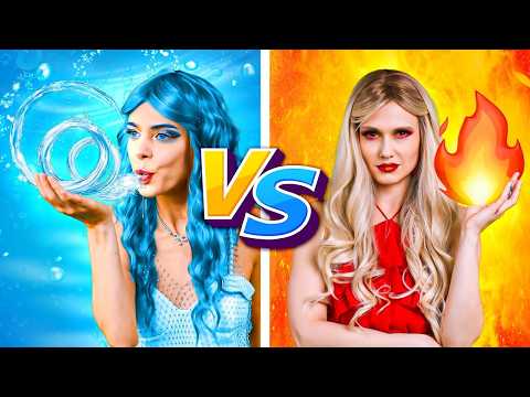 Fire vs. Ice! The Ultimate Mermaid Makeover Challenge!