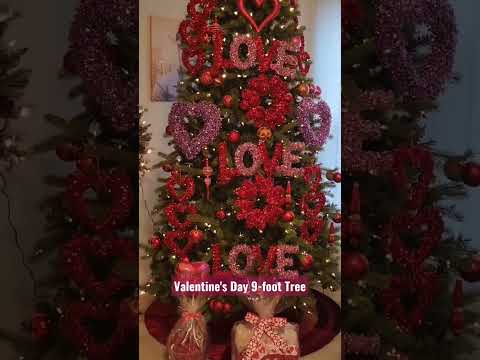 Valentine's Tree #shortsvideo #shorts #valentinesday #dollartree ##decoration #diy