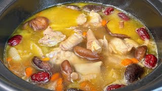 How to stew chicken soup to taste good ❗What ingredients are delicious in chicken soup 🔥  ！。