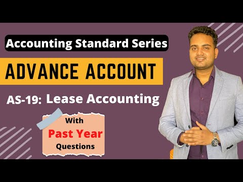 CA Inter| AS-19: Lease Accounting| Advance Account Revision