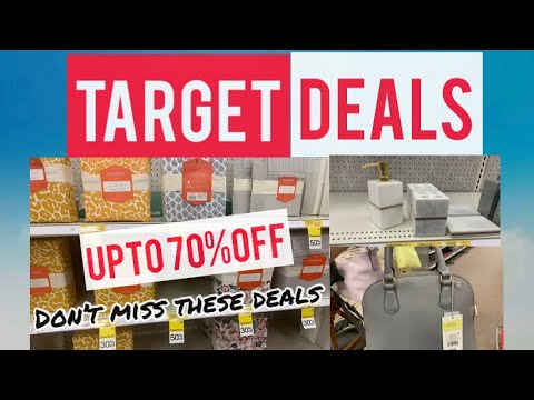 Target Deals | Bedding Clearance | Handbags | Bathroom Accessories | upto 70% off