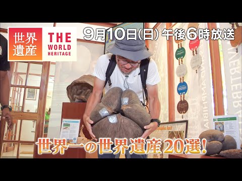 【TBS世界遺産】世界一の世界遺産20選【9月10日午後6時放送】