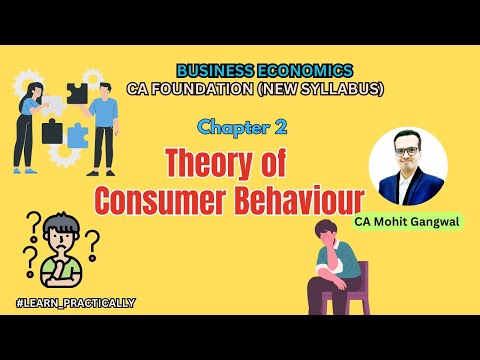 CA Foundation Business Economics | Chapter 2: Unit 2 : Theory of Consumer Behaviour | Economics