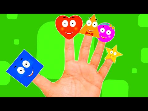 Shapes Finger Family + More Nursery Rhymes & Baby Songs