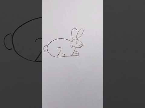 Easy rabbit drawing | easy drawing for kids