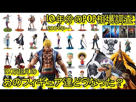 10年分のPOPの相場調べてみた！あの人気フィギュア達、今どうなった？フィギュア収集の参考にして下さい！POP ワンピース フィギュア