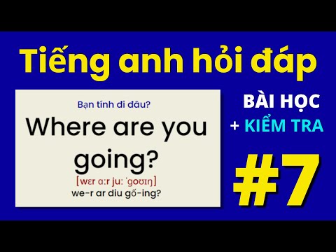 HỌC TIẾNG ANH GIAO TIẾP theo CHỦ ĐỀ thông dụng nhất, luyện nghe tiếng anh giọng Mỹ CHẬM RÃI | 7