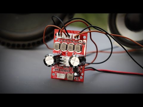 40 Watt ×2 Class d Amplifier Board | Full wiring and sound test