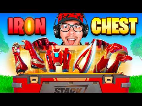 The IRON MAN CHEST Challenge in Fortnite!