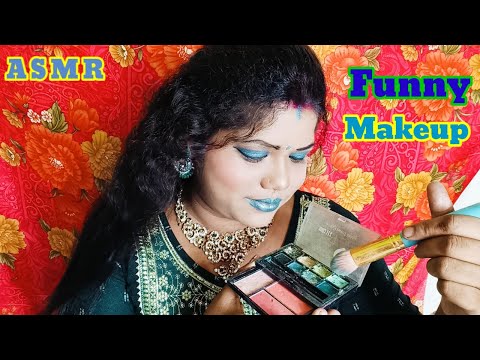 ASMR~ Does My Face Indian Bridal Funny Makeup (Energy Boost) @asmrsangi7044  💋🌹#asmrtrending