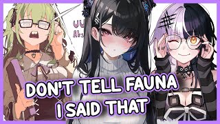 Don't Tell Fauna They Said This On Stream🤫🤫【HololiveEN】