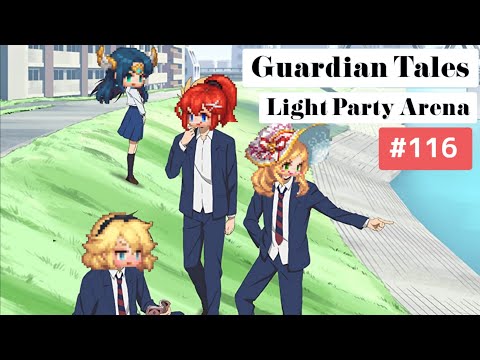 【ガーディアンテイルズ ガデテル /Guardian Tales Arena】光パーティでアリーナ！#116【Lapice、Future Princess、Eugene ラピス 未来姫 ユジン】