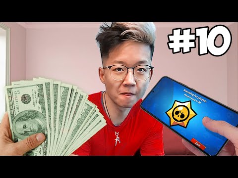 10 YouTubers vs $1000 Brawl Stars Challenges!