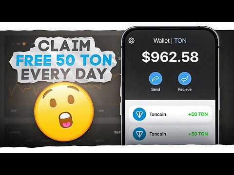 Claim 50 Free TON Coins Daily with Instant Withdrawal