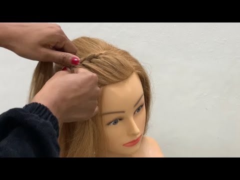 New Hairstyles | Beautiful Half Up Braided Hair style girl | Easy Hairstyles