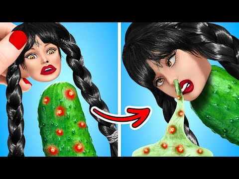 DON’T TOUCH CUCUMBER PIMPLES! Secret KITCHEN GADGETS and Cooking HACKS by La La Life Emoji