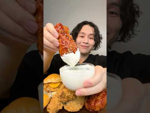 フライドチキン🍗#friedchicken #shorts #asmr #咀嚼音 #mukbang