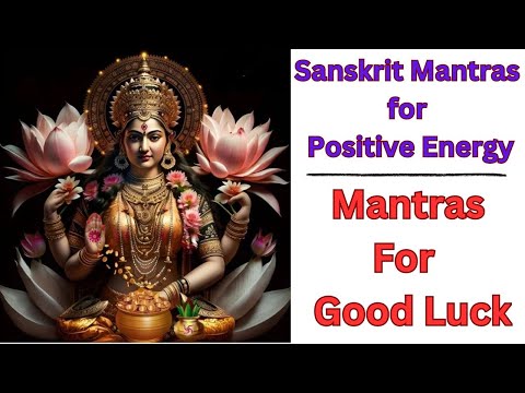 Sanskrit Mantras for Positive Energy | NAMASTESTU MAHAMAYE | MAHALAKSHMI ASHTAKAM | LAKSHMI STOTRA M