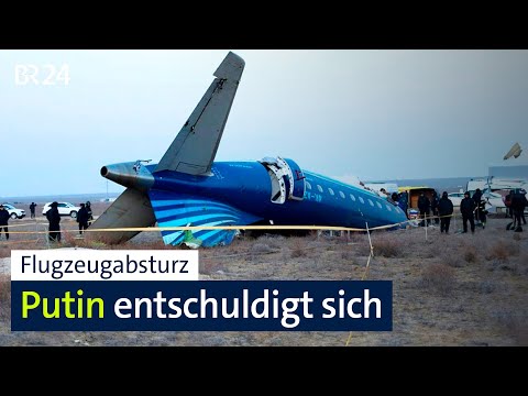 Flugzeugabsturz Kasachstan: Putin entschuldigt sich | BR24