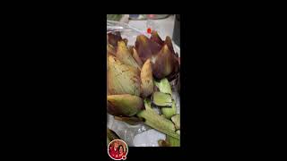 Fresh artichokes  from  Rome 😊GioBeth Channel /La cucina 👨‍🍳👩‍🍳