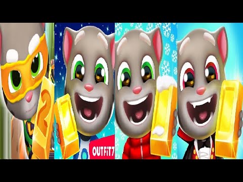 Talking Tom Gold Run FANTASTIC FORCES VS Christmas Halloween Planet World 2024 Santa Tom ZOMBIE BEN