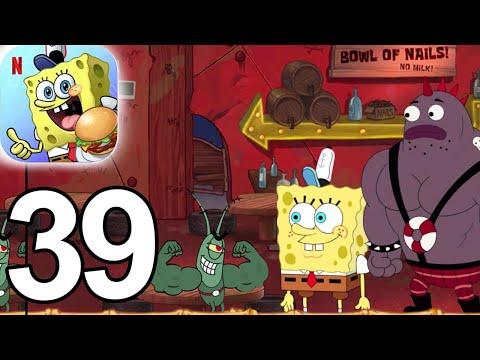 SpongeBob Get Cooking - The Salty Spitoon Level 61 - 70 Gameplay Walkthrough Part 34 (iOS Android)