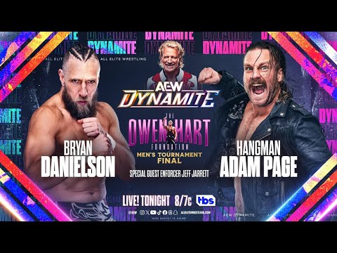 Bryan Danielson Vs Hangman Adam Page - Men’s Owen Hart Foundation Tournament Final - Highlights.