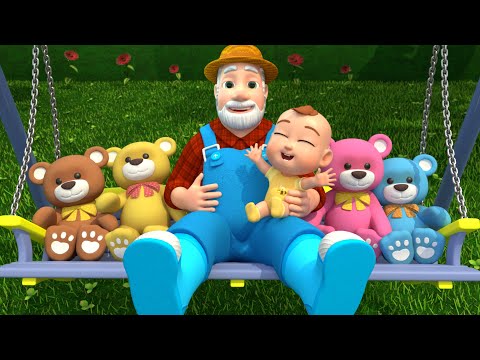 Teddy juega al columpio | Lalafun Canciones Infantiles y Música para Chicos