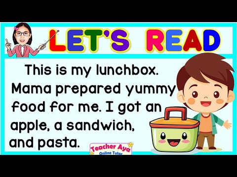 ENGLISH READING LESSON | Short Stories | Practice Reading for Grade1, 2, 3 |Teacher Aya Online Tutor