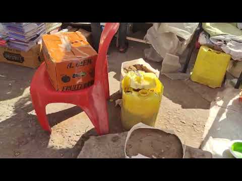 Small market in Mozambique