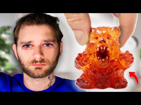 i ate the hottest gummy in the world. (9,000,000 Scoville)