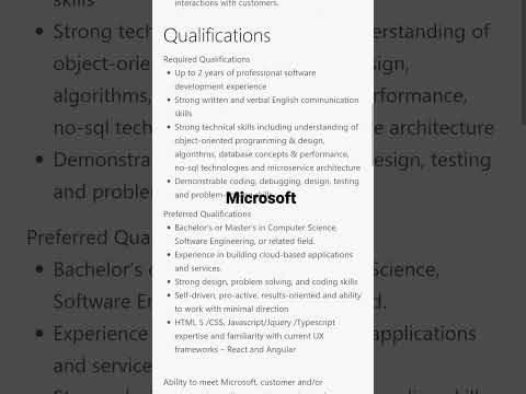 Microsoft off campus|| Software Engineer #freshers #offcampusdrive #devloper #softwareengineer