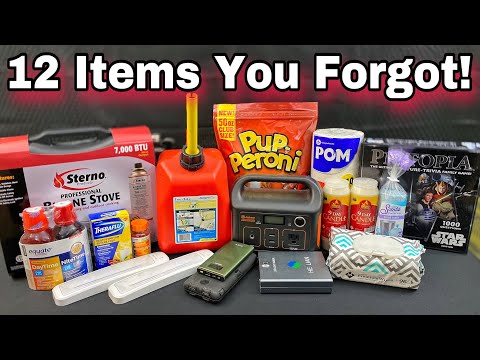 12 Forgotten Items Every Prepper Should Stockpile (Food Storage Preps)