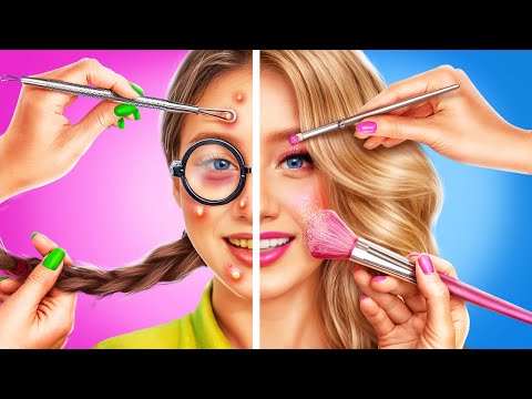 From Nerd to Popular with Gadgets from TikTok! Extreme Makeover Challenge!