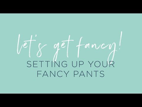 Setting Up Your Fancy Pants by STARTplanner