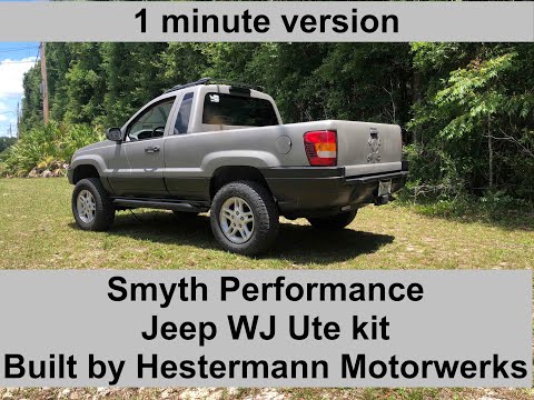 Smyth Jeep WJ ute build (1 min ver)