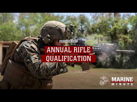 USMC Marine Minute: Annual Rifle Qualification