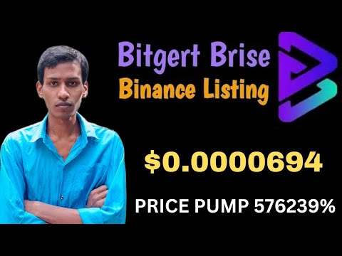 BRISE Best Coin 2024 | Bitgert Supply Burn | BRISE Coin $0.0000694 | Binance Listing