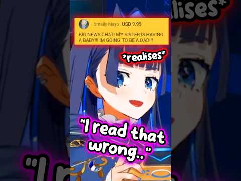 Kronii Falls for Joke Superchat and Regrets it #hololive #hololiveenglish #vtuber