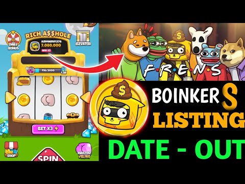 Boinkers Airdrop Listing Date Tokens Withdrwal Start | Boinkers airdrop & withdrawal today