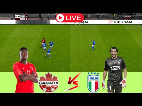 🔴LIVE - canada vs italy | football live match #football #ytshorts #shorts #shortsfeed