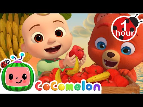 Apples or Bananas Song + MORE CoComelon JJ's Animal Time | Kids Songs | Animal Songs for Babies