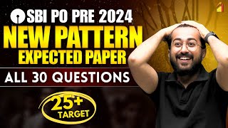 SBI PO Prelims New Pattern Quant [30 Ques] Expected Paper Created by Aashish Arora