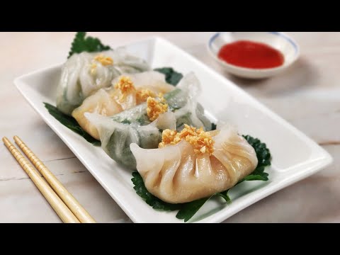 Chai Kuih (Crystal Dumplings) with Jimaca & Chives Filling 🥟 水晶菜粿，沙葛粿和韭菜粿的詳細做法 [My Lovely Recipes]