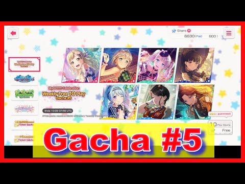 BangDream! [EN] (Bandori) –"MyGO!!!! Celebration ~ Weekly Free 10 Play" Gacha #5 ~ [October/2024]