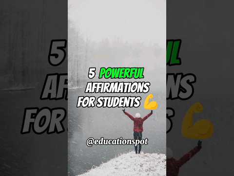 5 Powerful affirmations#shorts#moyivation#study#fypシ#tips