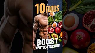 ✅10 Foods to increase testosterone level naturally || Testosterone Booster Foods #hightestosterone