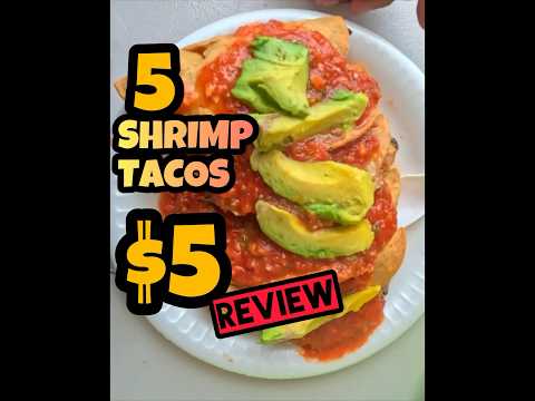 5 Shrimp Tacos for $5 Taco Tuesdays @ Mariscos El Bigoton in LA/Socal