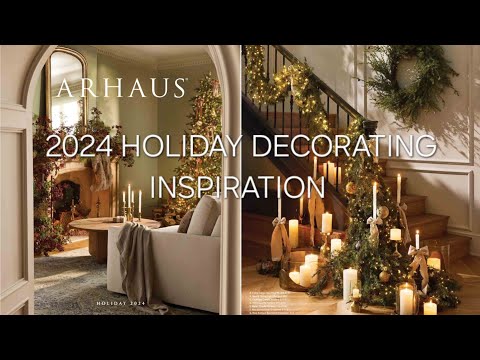 ARHAUS FOR THE HOLIDAYS | Beautiful Table Top & Fireplace Decorating Ideas